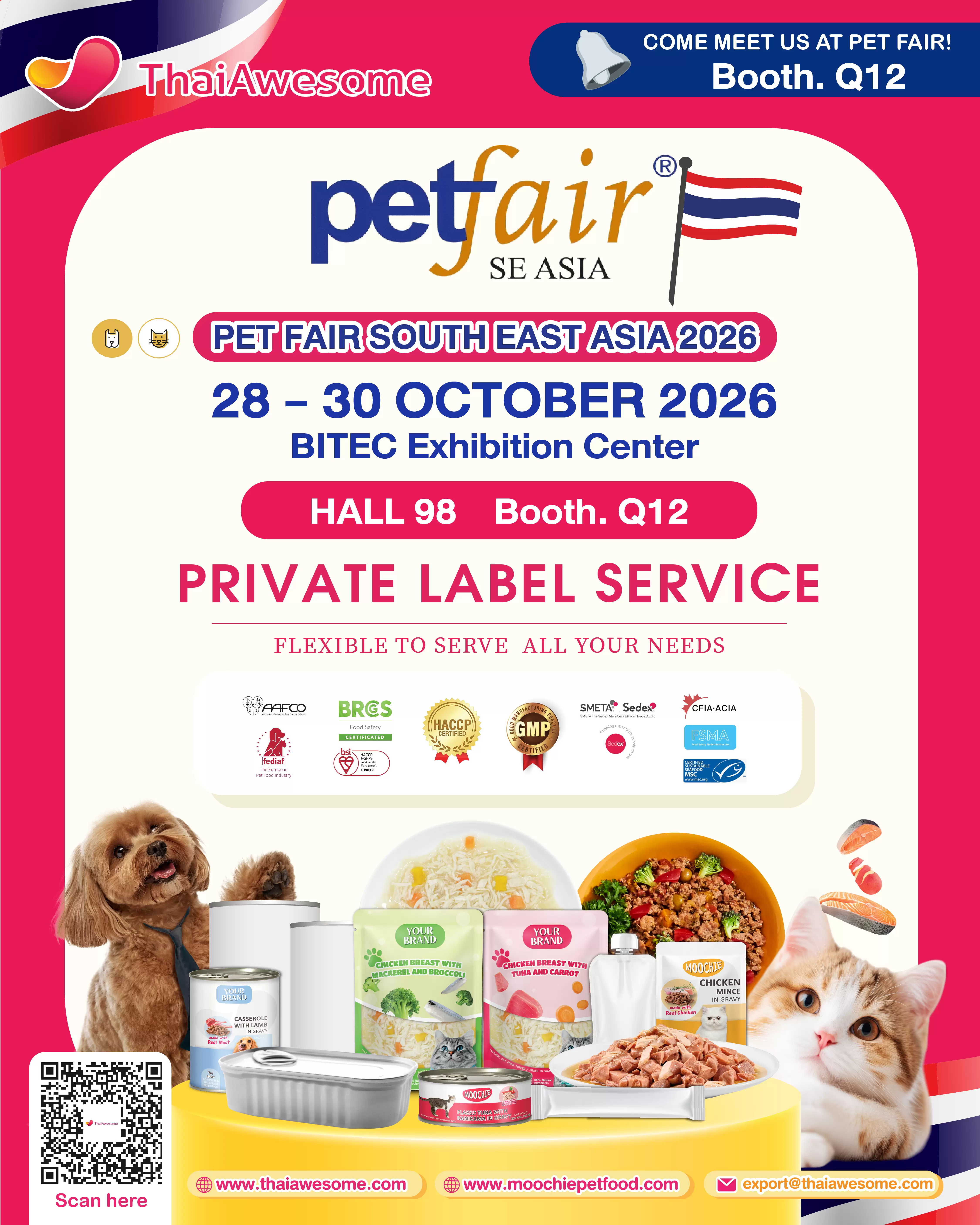 Thai Awesome พร้อมพบคุณที่ Pet Fair South East Asia 2026!